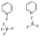 1-Fluoropyridinium heptafluorodiborate鮬yridine complex,131307-35-2,结构式