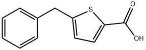5-Benzyl-2-thiophenecarboxylic acid Struktur