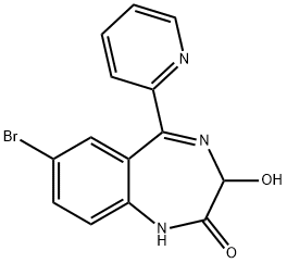 3-hydroxybromazepam Structure