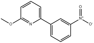 2-甲氧基-6-(3-硝基苯基)吡啶, 1313359-04-4, 结构式