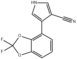 咯菌腈,131341-86-1,结构式