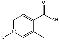 4-Pyridinecarboxylicacid,3-methyl-,1-oxide(9CI) Struktur