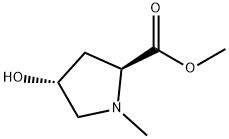 L-Proline, 4-hydroxy-1-methyl-, methyl ester, trans- (9CI) Structure