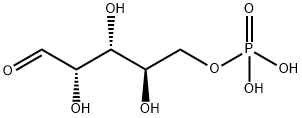 D-阿拉伯糖-5-磷酸, 13137-52-5, 结构式