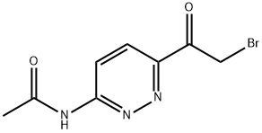 N-[6-(2-BroMo-acetyl)-pyridazin-3-yl]-acetaMide Structure