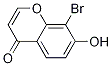 4H-1-Benzopyran-4-one, 8-broMo-7-hydroxy- Structure