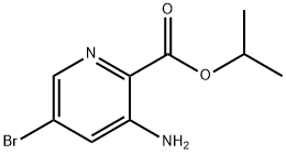3-AMino-5-broMopyridin-2-carboxylic acid isopropyl ester, 1313738-67-8, 结构式