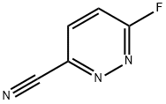 3-Pyridazinecarbonitrile, 6-fluoro- Structure