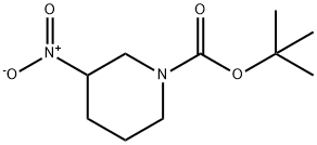 3-硝基哌啶-1-甲酸叔丁酯,1313738-96-3,结构式