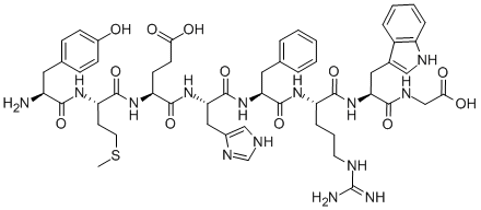 TYR-ACTH (4-10) Struktur