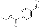 4-(エトキシカルボニル)フェニル亜鉛ブロミド 溶液 化学構造式