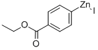 4 - (乙氧羰基)苯基锌碘化物,0.5M四氢呋喃溶液,131379-16-3,结构式