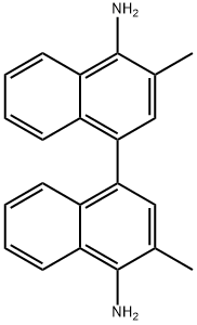 3,3'-ジメチルナフチジン 化学構造式