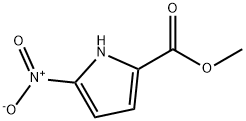 2-(Methoxycarbonyl)-5-nitro-1H-pyrrole Struktur