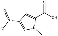 1-甲基-4-硝基-1H-吡咯-2-羧酸, 13138-78-8, 结构式