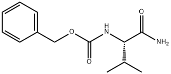 Z-VAL-NH2 化学構造式