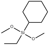环己基乙基二甲氧基硅烷,131390-30-2,结构式