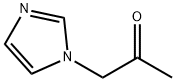 1-(1H-イミダゾール-1-イル)アセトン 化学構造式
