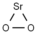 Strontium peroxide Struktur
