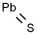 Lead(II) sulfide Struktur