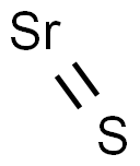 ストロンチウムスルフィド 化学構造式
