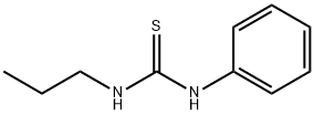 1-フェニル-3-プロピル-2-チオ尿素 化学構造式