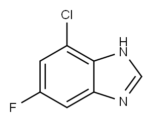 7-クロロ-5-フルオロ-1H-ベンゾジアゾール 化学構造式