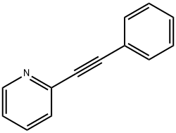 2-(2-phenylethynyl)pyridine, 13141-42-9, 结构式