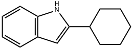 2-シクロヘキシル-1H-インドール 化学構造式