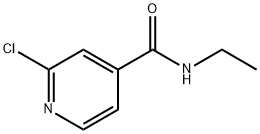 2-クロロ-N-エチルイソニコチンアミド 化学構造式
