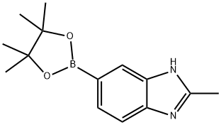 2-Methyl-1h-benzimidazole-5-boronic acid pinacol ester Structure