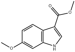 1H-Indole-3-carboxylic acid, 6-Methoxy-, Methyl ester Structure
