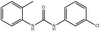 N-(2-メチルフェニル)-N'-(3-クロロフェニル)尿素 化学構造式