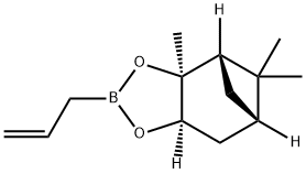 (+)-Allylboronic acid pinanediol ester Structure