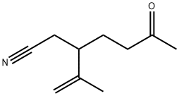 DL-3-(1-METHYL-1-ETHENYL)-6-OXOHEPTANENITRILE, 98 Structure