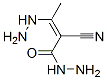 2-Butenoic  acid,  2-cyano-3-hydrazino-,  hydrazide  (9CI) Structure