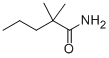 2,2-dimethylvaleramide Structure