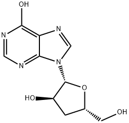 3′-脱氧肌苷, 13146-72-0, 结构式