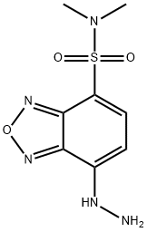 4-(N,N-二甲氨基磺酰)-7-肼基-2,1,3-苯并恶二唑[用于高效液相色谱标记],131467-86-2,结构式