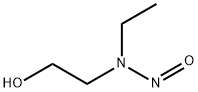 N-乙基-N-(2-羟乙基)亚硝胺 结构式