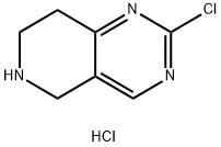 2-Chloro-5,6,7,8-tetrahydro-pyrido[4,3-d]pyriMidine Hydrochloride Struktur