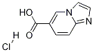 IMidazo[1,2-a]pyridine-6-carboxylic acid, hydrochloride Struktur