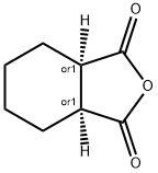 cis-1,2-シクロヘキサンジカルボン酸無水物 化学構造式