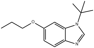 1-tert-Butyl-6-propoxy-1,3-benzodiazole Struktur