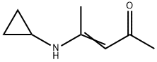 (3Z)-4-(CyclopropylaMino)pent-3-en-2-one, 1314996-30-9, 结构式