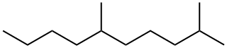 2,6-ジメチルデカン 化学構造式