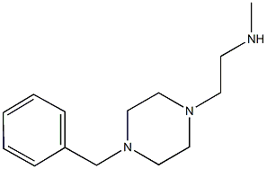 2-(4-BENZYLPIPERAZIN-1-YL)-N-METHYLETHANAMINE Structure