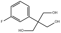 2-(3-FLUOROPHENYL)-2-(HYDROXYMETHYL)PROPANE-1,3-DIOL Struktur