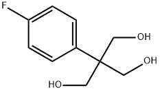 2-(4-FLUOROPHENYL)-2-(HYDROXYMETHYL)PROPANE-1,3-DIOL Struktur