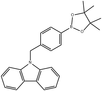 4-(9-CarbazolylMethyl)benzeneboronic acid pinacol ester, 95% Structure
